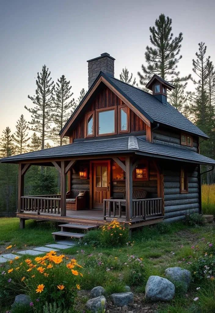 12 Stunning Tiny House Exterior Styles You Have to See to Believe! - 2. Rustic Charm