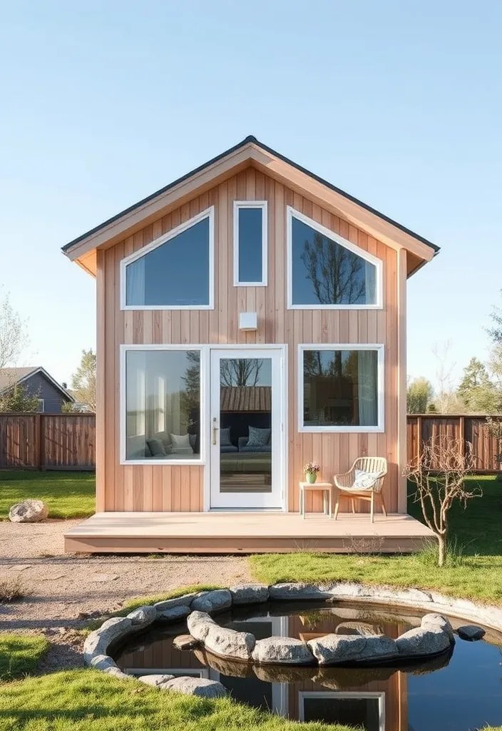 12 Stunning Tiny House Exterior Styles You Have to See to Believe! - 9. Scandinavian Simplicity