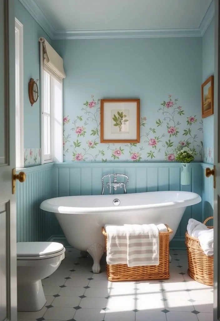 15 Cozy Rustic Bathroom Ideas That'll Make You Want to Stay Forever (Especially #3!) - 2. Cozy Cottage Vibe