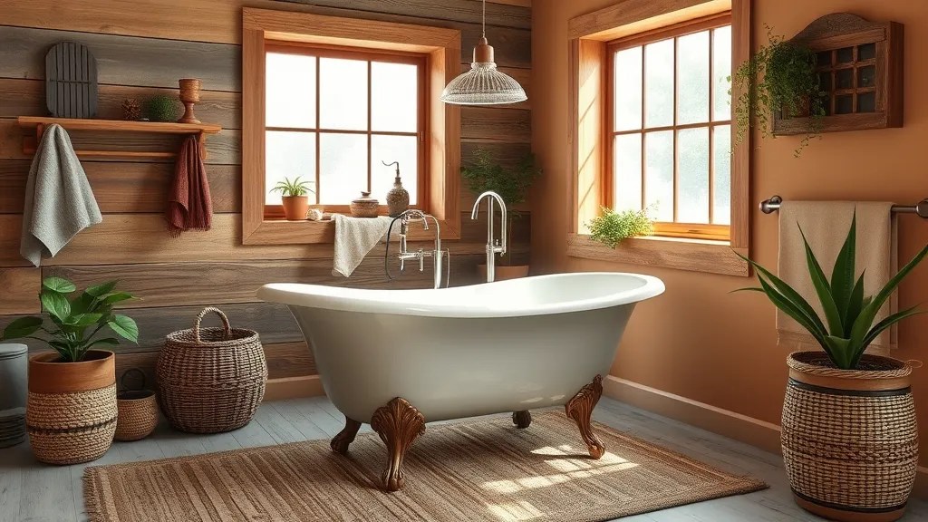 15 Cozy Rustic Bathroom Ideas That'll Make You Want to Stay Forever (Especially #3!)