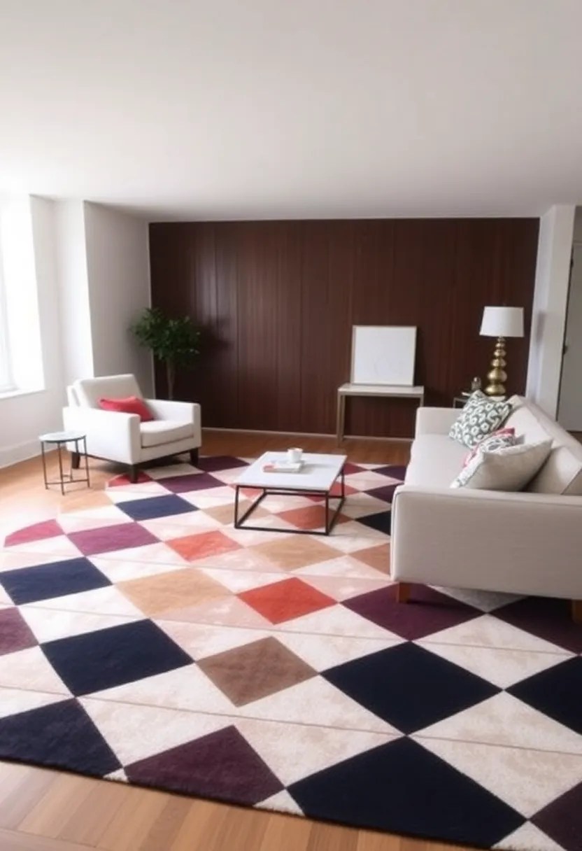 20 Minimalist Home Decor Ideas That Will Transform Your Space (You Won't Believe #12!) - 16. Choose Statement Rugs