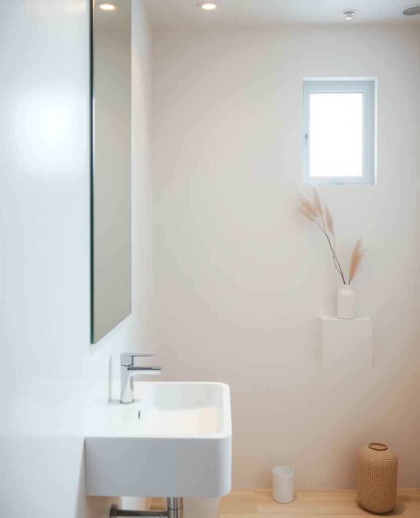 20 Stunning Bathroom Makeover Ideas That'll Transform Your Space on a Budget! - 13. Embrace Minimalism