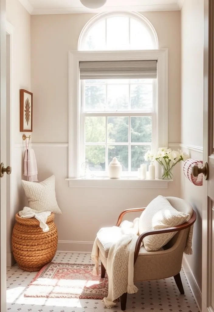 20 Stunning Bathroom Makeover Ideas That'll Transform Your Space on a Budget! - 15. Create a Cozy Nook