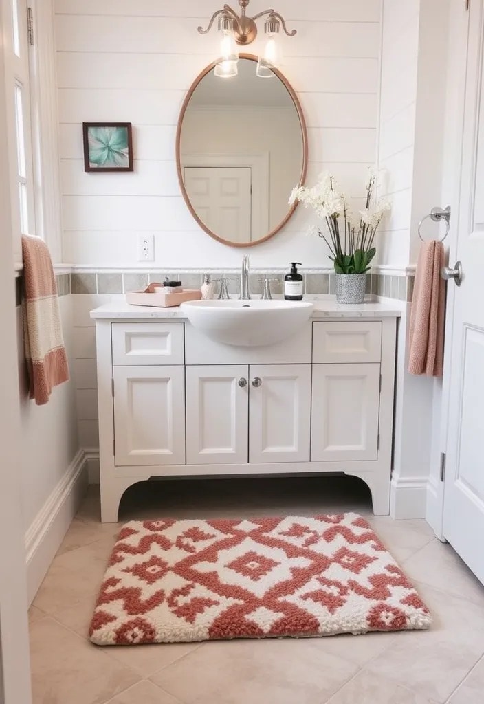 20 Stunning Bathroom Makeover Ideas That'll Transform Your Space on a Budget! - 9. Upgrade Your Bath Mats