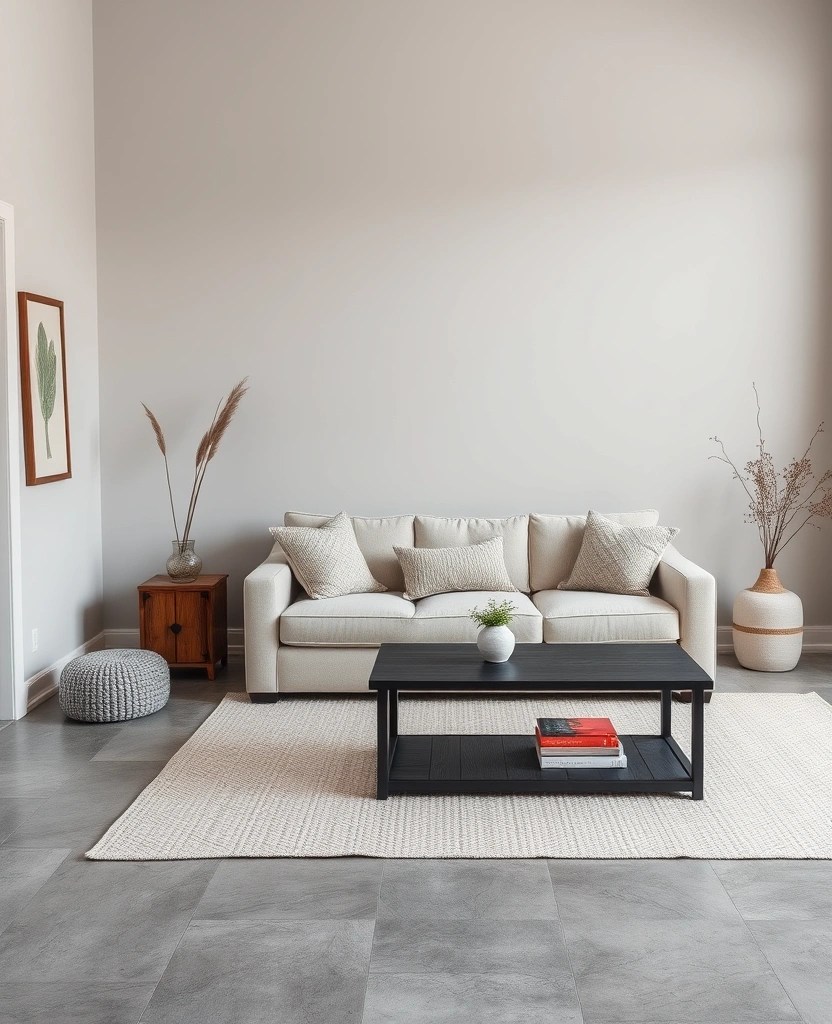 10 Industrial Chic Living Room Ideas That'll Make You Want to Redecorate Immediately! - 5. Neutral Color Palette