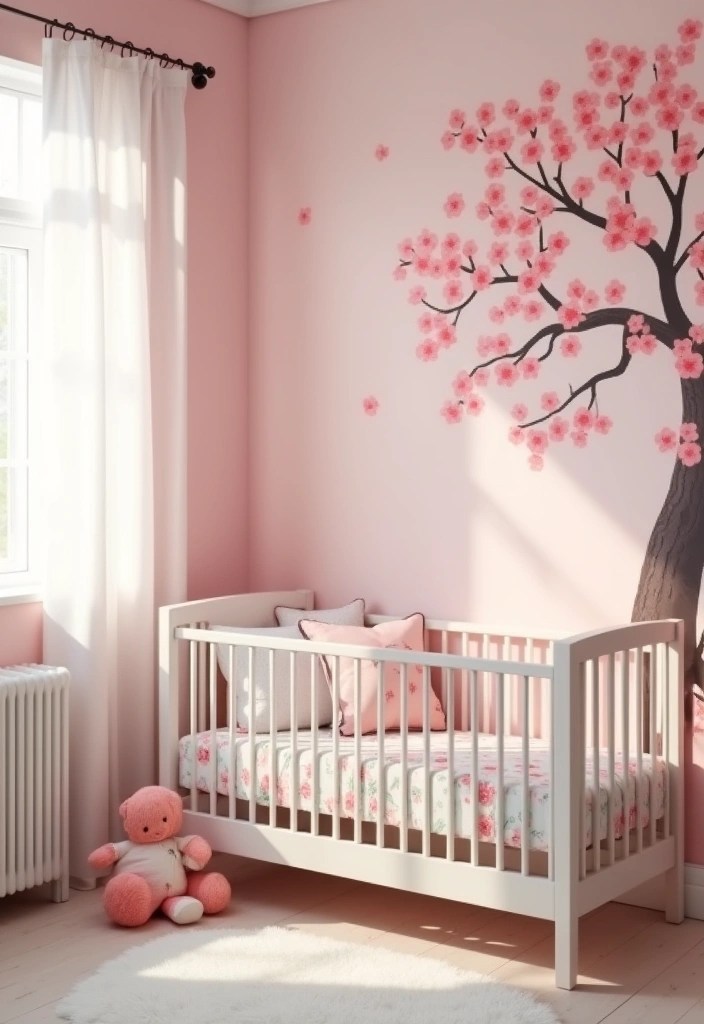 13 Stunning Cherry Color Schemes You Need in Your Life (Your Walls Will Thank You!) - 2. Soft Cherry Blossom Pastels