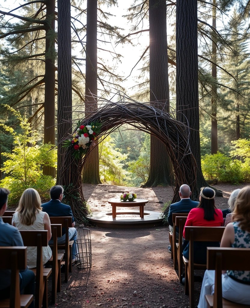 14 Breathtaking Eco-Friendly Wedding Venues That Will Wow Your Guests (You Won't Believe #7!) - 1. Enchanted Forest Retreat