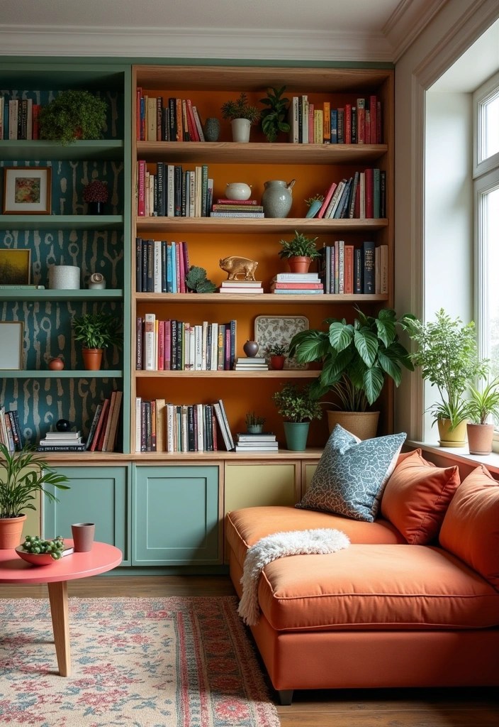 19 Amazing Home Transformations with Flea Market Finds (You Have to See #4!) - 6. Creative Bookshelf Makeover