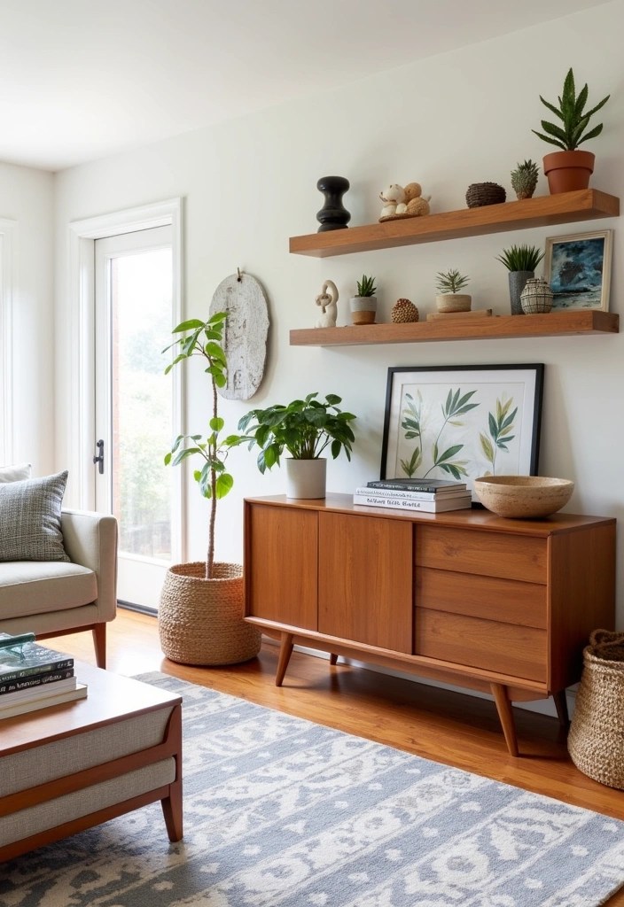 20 Midcentury Modern Living Room Ideas That'll Make You Say 'Wow!' - 15. Functional Storage Solutions