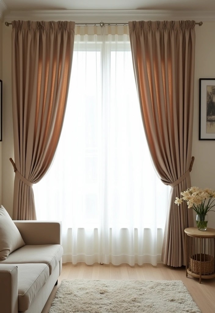 20 Midcentury Modern Living Room Ideas That'll Make You Say 'Wow!' - 16. Elegant Curtains