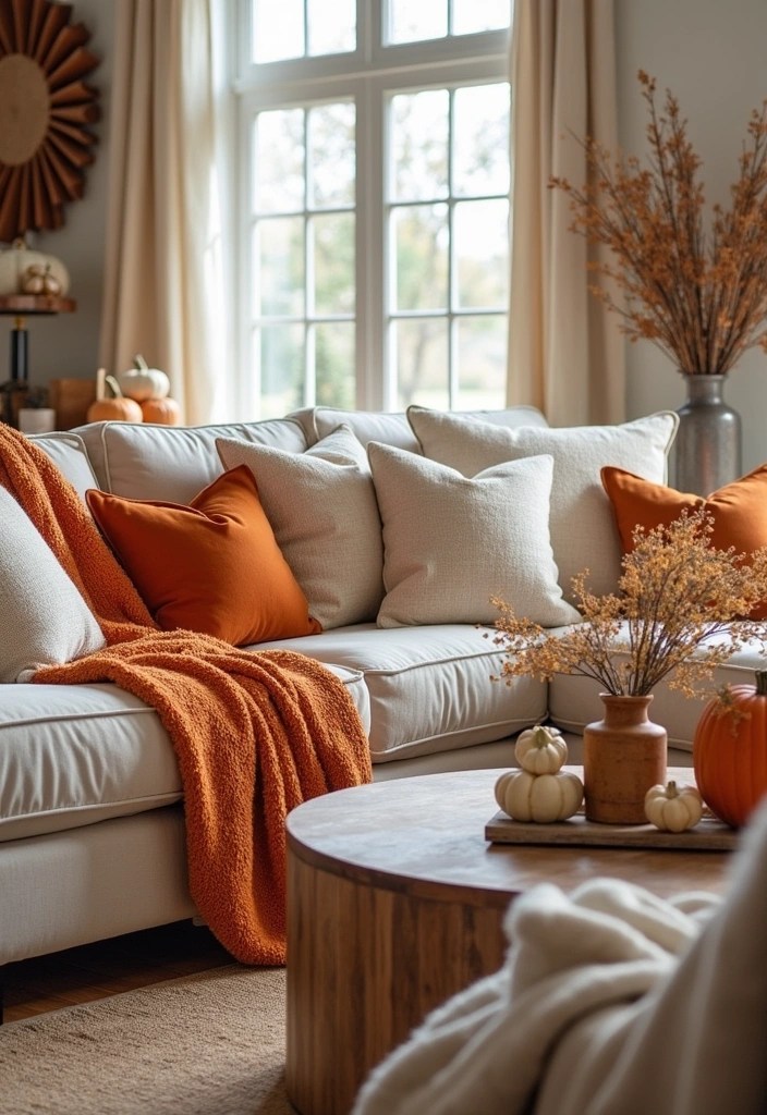 20 Midcentury Modern Living Room Ideas That'll Make You Say 'Wow!' - 20. Seasonal Decor Updates