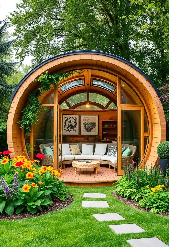 21 Minimalist Cabin Designs That Redefine Modern Architecture (You Won't Believe #5!) - 11. The Circular Cabin