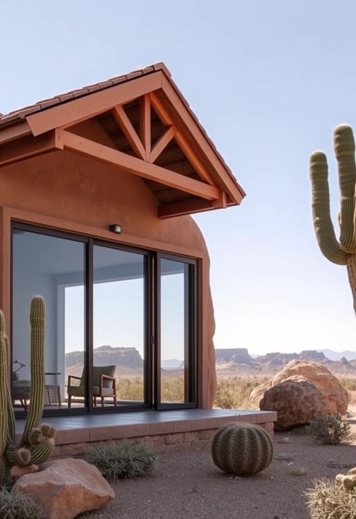 21 Minimalist Cabin Designs That Redefine Modern Architecture (You Won't Believe #5!) - 16. The Desert Cabin
