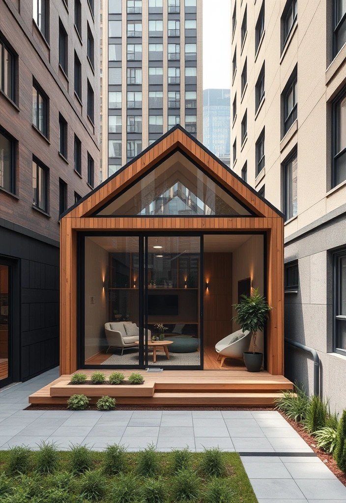 21 Minimalist Cabin Designs That Redefine Modern Architecture (You Won't Believe #5!) - 17. The Urban Minimalist Cabin