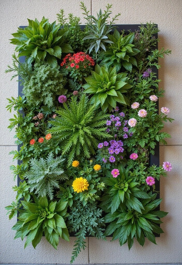 12 Creative Garden Screens for Instant Privacy (Your Neighbors Will Be Jealous!) - 3. Vertical Garden Walls