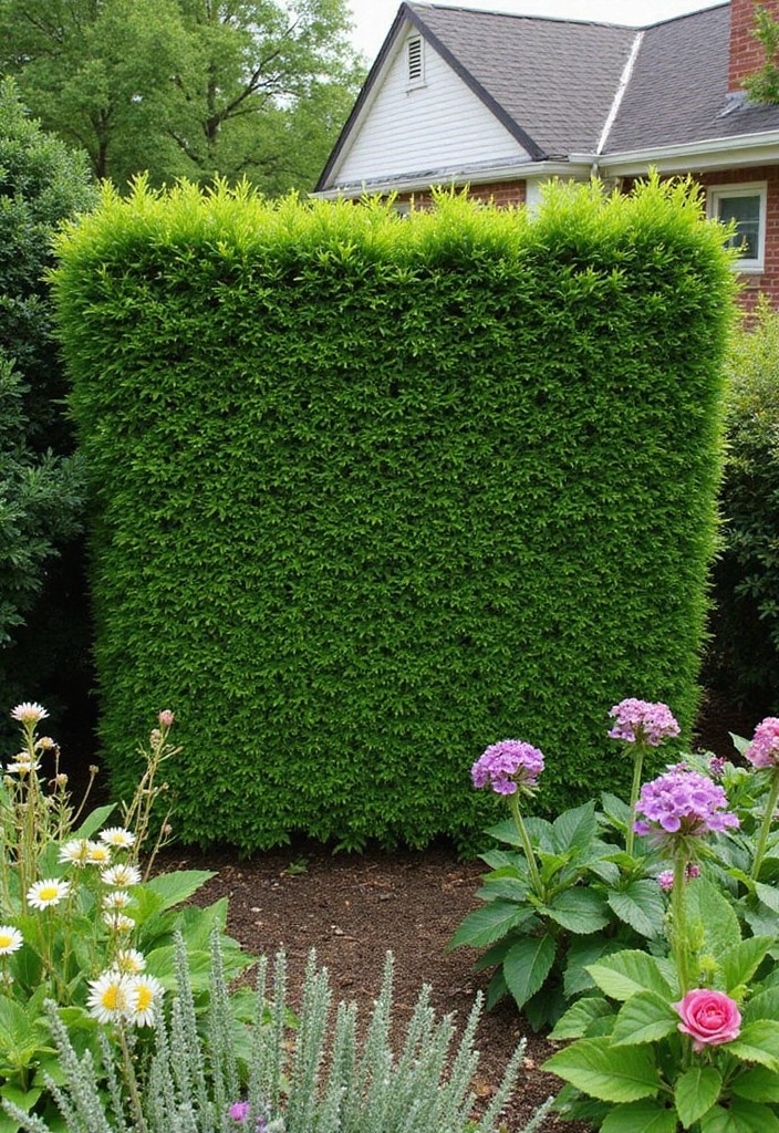 12 Creative Garden Screens for Instant Privacy (Your Neighbors Will Be Jealous!) - 8. Green Hedge Screens