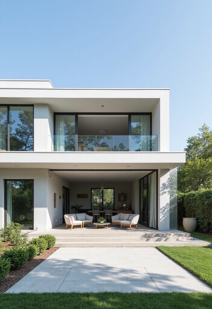 12 Stunning Modern Facade Designs That Will Make Your Neighbors Jealous! - 1. Minimalist Marvels