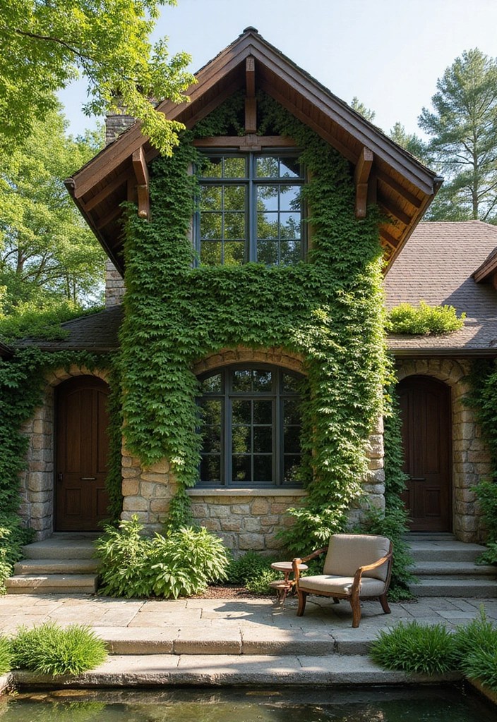 12 Stunning Modern Facade Designs That Will Make Your Neighbors Jealous! - 3. Nature-Inspired Designs