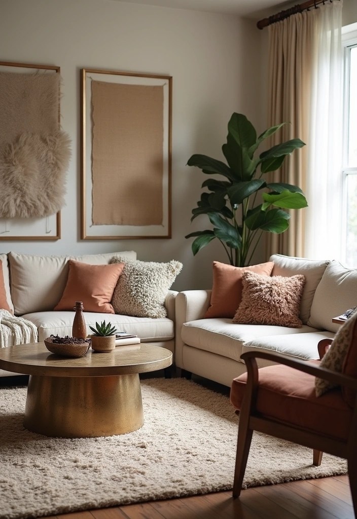 15 Mind-Bending Modern Surrealism Living Room Ideas That'll Leave You Speechless! - 8. Mixed Media Textures