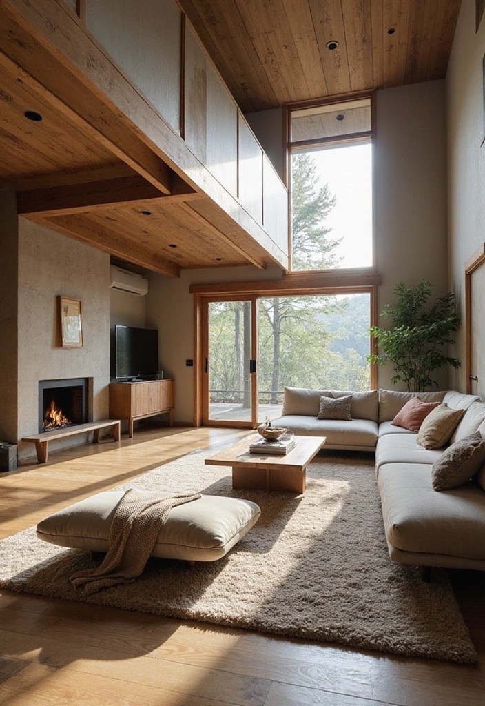 15 Stunning Japandi Living Room Designs That Will Inspire Your Next Makeover! - 10. Open Concept Flow