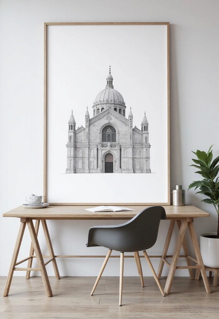 16 Minimalist Posters That'll Make Your Space Feel Effortlessly Chic (Warning: #3 Is a Must-See!) - 12. Architectural Inspiration