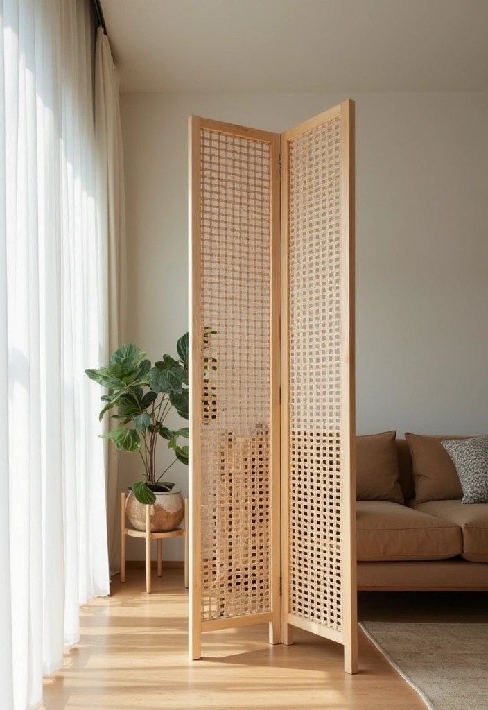 18 Minimalist Terra Futura Furniture Ideas That Bring Simplicity and Elegance to Any Room! - 10. The Decorative Room Divider