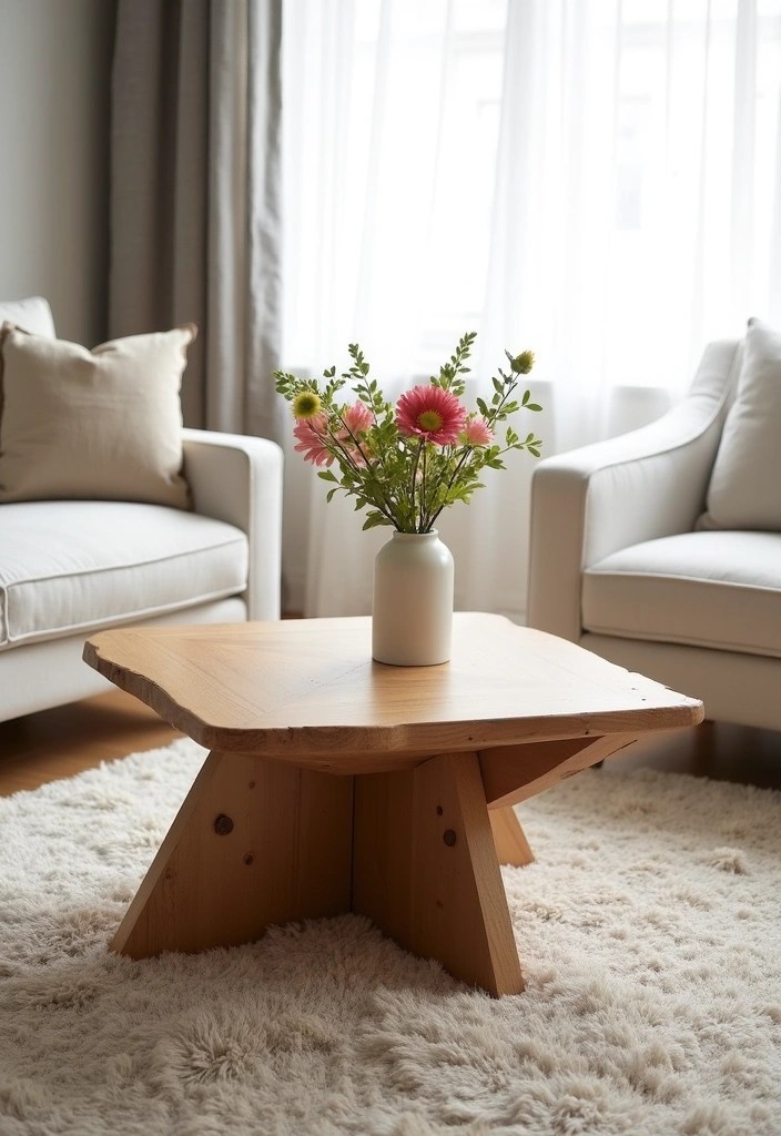 18 Minimalist Terra Futura Furniture Ideas That Bring Simplicity and Elegance to Any Room! - 3. The Simple Geometric Coffee Table