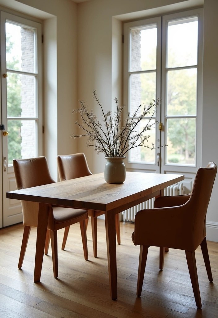 18 Minimalist Terra Futura Furniture Ideas That Bring Simplicity and Elegance to Any Room! - 8. The Stylish Dining Set