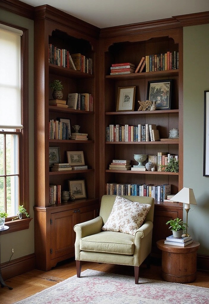 10 Budget-Friendly DIY Built-In Bookshelves That Look Totally Custom (You Can Do #3!) - 7. Corner Bookshelves for Space Optimization