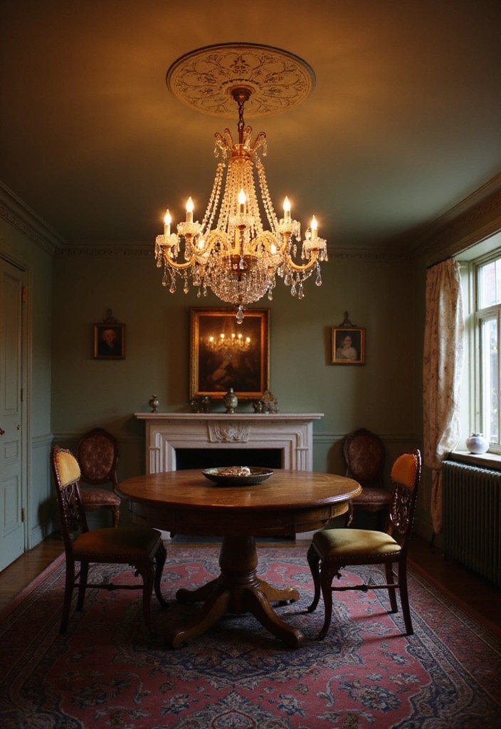 15 Sculptural Lighting Designs That Will Transform Your Space into a Gallery! - 13. Vintage-Inspired Lighting: Timeless Charm