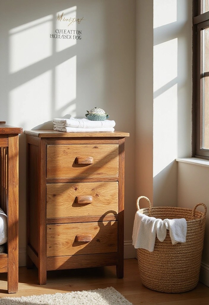 16 Eco-Friendly Nursery Ideas That Are Good for Your Baby and the Planet (You’ll Love #3!) - 1. Reclaimed Wood Furniture