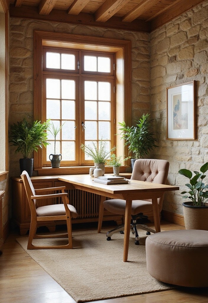 16 Warm Neutrals for Your Home Office That Boost Focus and Productivity (Tip #3 is a Game Changer!) - 12. Warm Stone: Natural and Timeless