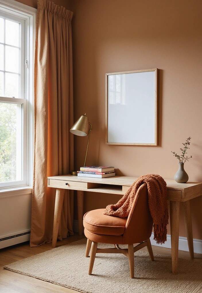 16 Warm Neutrals for Your Home Office That Boost Focus and Productivity (Tip #3 is a Game Changer!) - 8. Caramel: Sweet and Inviting