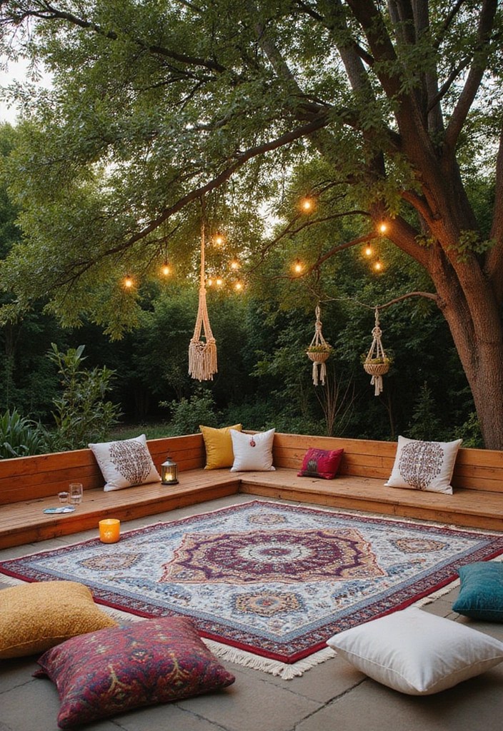18 Backyard Transformations That'll Make You Say 'Why Did I Wait to Create a Cozy Outdoor Living Room?' - 1. Bohemian Bliss