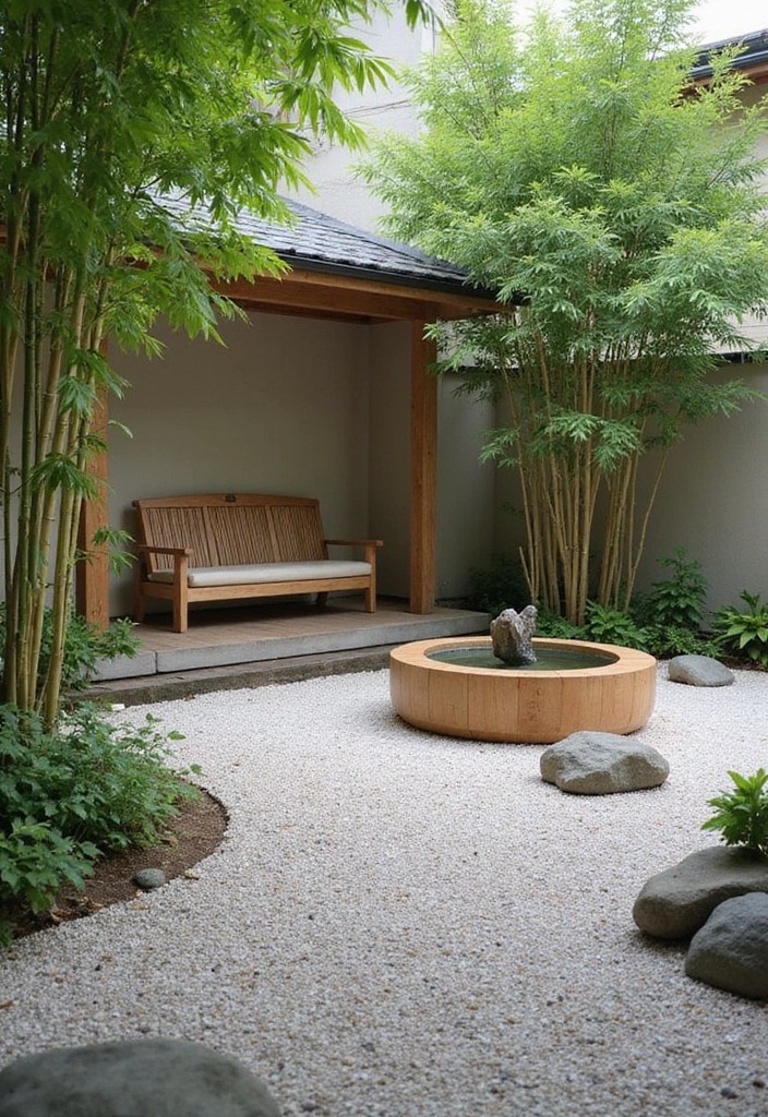 18 Backyard Transformations That'll Make You Say 'Why Did I Wait to Create a Cozy Outdoor Living Room?' - 10. Serene Zen Garden