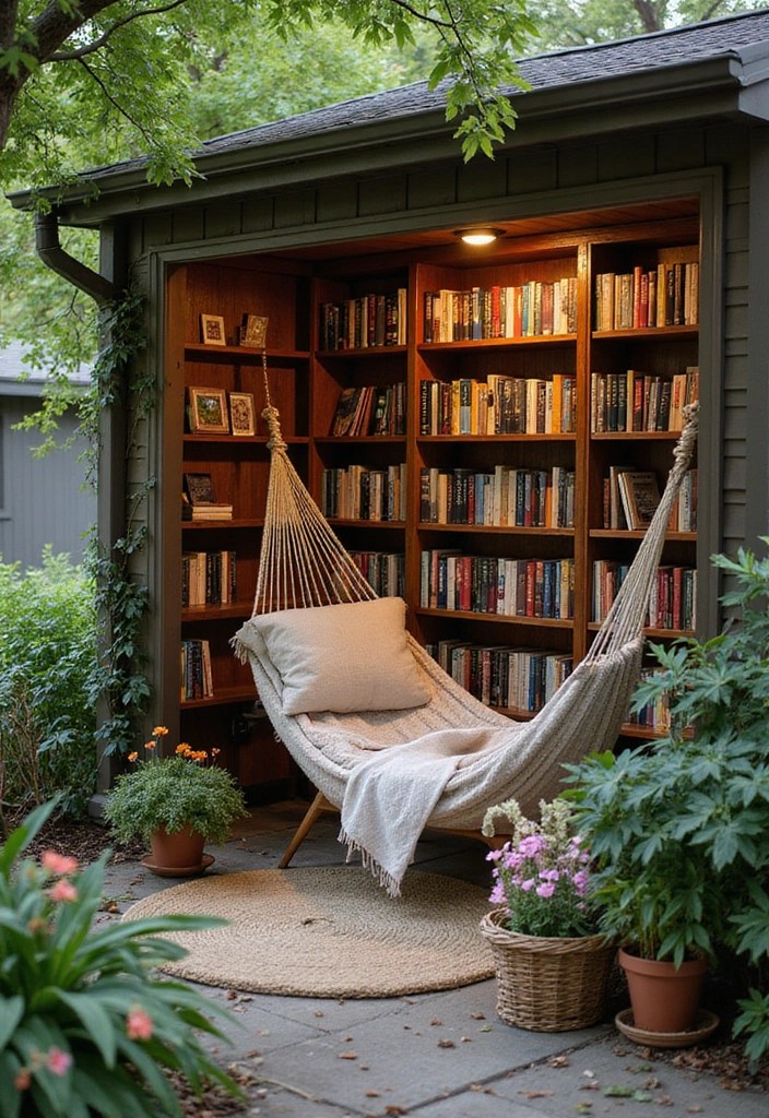 18 Backyard Transformations That'll Make You Say 'Why Did I Wait to Create a Cozy Outdoor Living Room?' - 14. Cozy Reading Nook