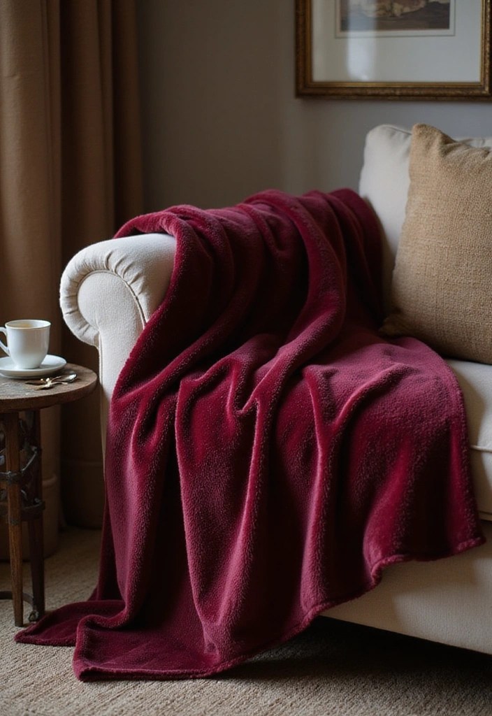 The Velvet Revival: Embracing Luxurious Yet Cozy Furniture Trends - 8. Velvet Throws: Cozy Layers for Any Season
